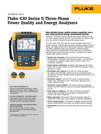 Thumbnail of document Data Sheet - 434 Series II Energy Analyzer